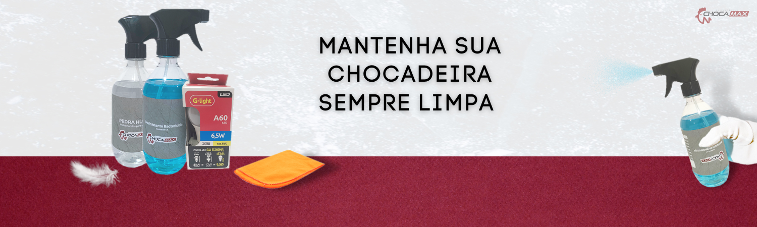 Banner do kit de higienização para chocadeira